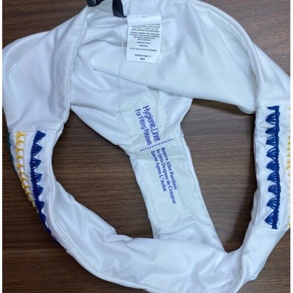 SOLUNA SWIM Summer Solstice White Bikini Top & Bottom Set Boho Adjustable MEDIUM - Picture 9 of 12